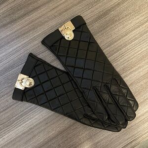 Michael Kors Leather Gloves